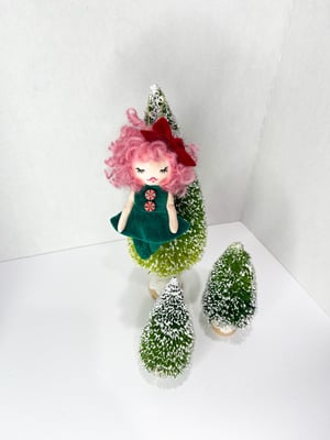 Image of Peppermint Patty Holiday Doll Ornament 