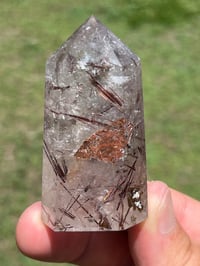 Image 1 of Red Rutile & Quartz Generator #2549