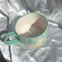 Image 2 of Aqua Retro House Mug