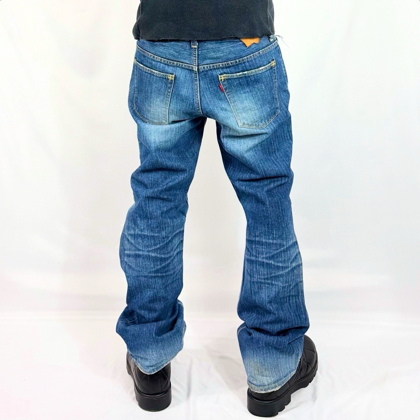 Image of Number (N)ine SS03 Patchwork Denim