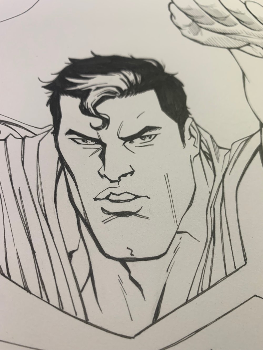 Image of SUPERMAN #1 DAWN OF DC EPIC COVER CHASE NFT original art