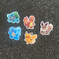 kanto pokemon - stickers!