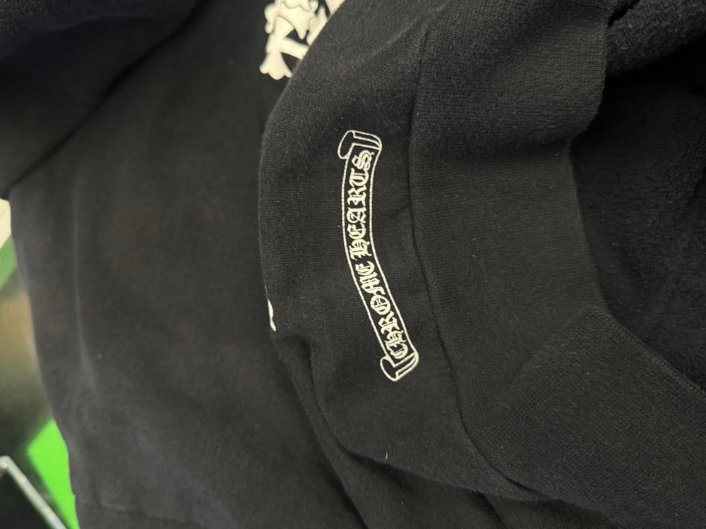 Image of Chrome Hearts Cemetery Spine Hoodie