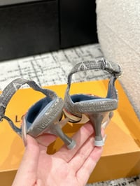 Image 3 of TERRY GREY KITTEN HEELS