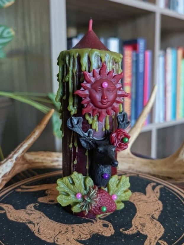 Image of Deer's Cry Protection Candle (small)
