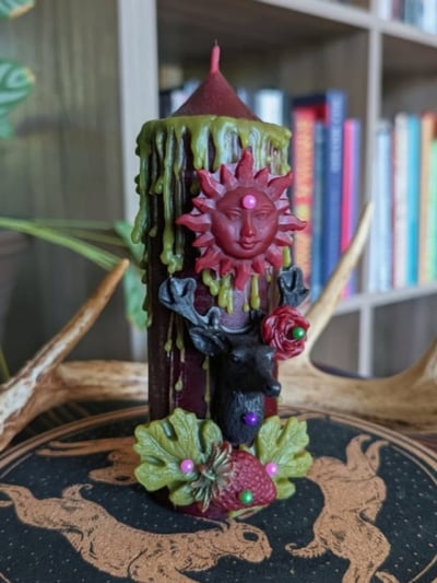 Image of Deer's Cry Protection Candle (small)