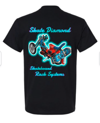 Image 1 of Skate Chop T-Shirt BLACK ***PRE-ORDER***