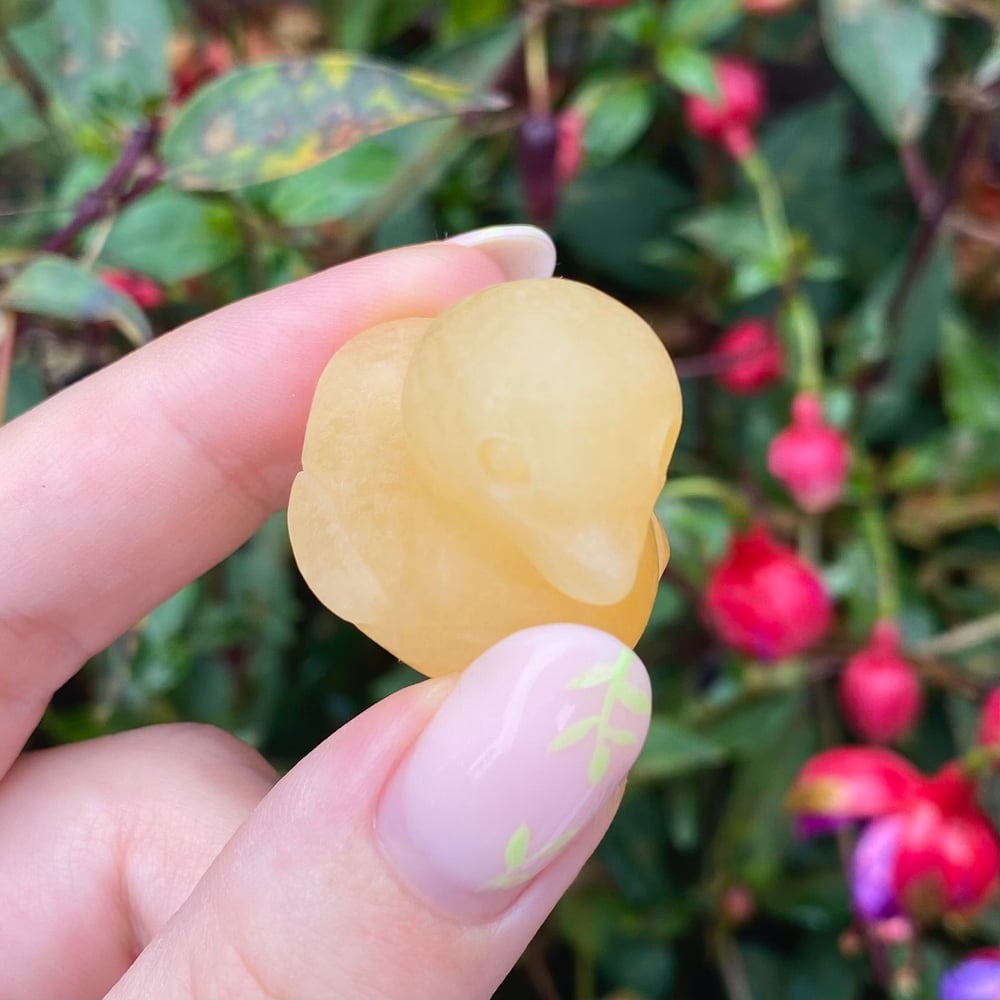 Image of Orange Calcite Duck 