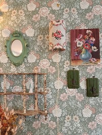 Image 3 of Applique murale cylindrique mémoire fleurie 