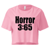"HORROR 3:65" Crop Top