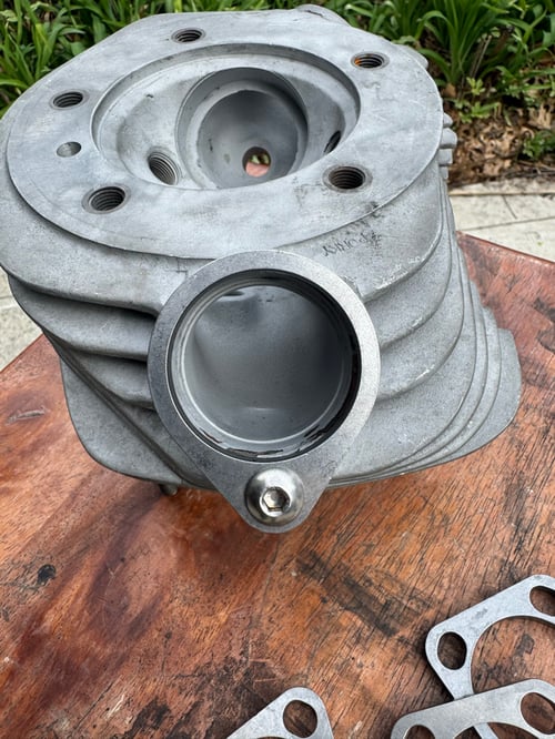 Image of UM-044 Shovelhead Exhaust Flange Mild Steel