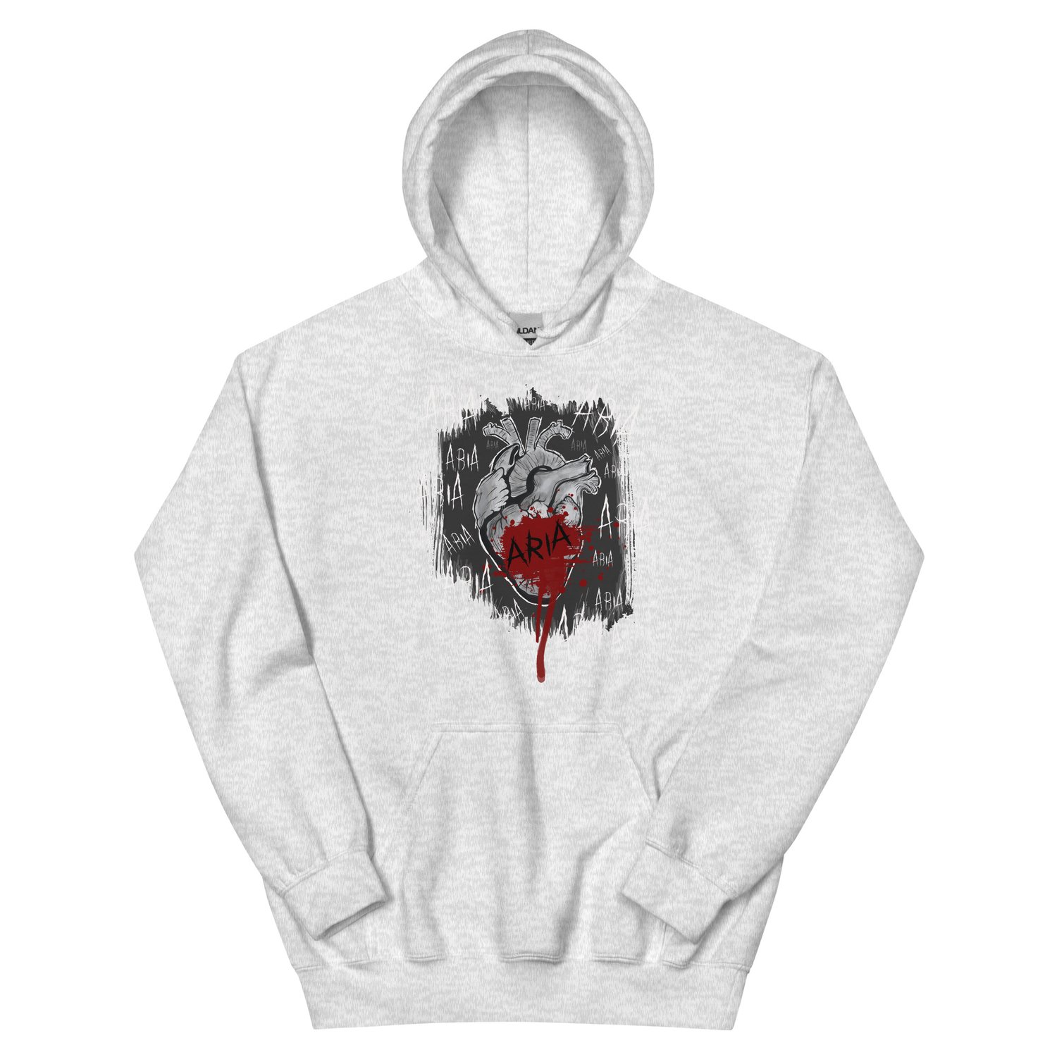 Image of Officially licensed Leigh Rivers Psychotic obsession Aria heart Unisex Hoodie