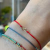 Linked hearts bracelet