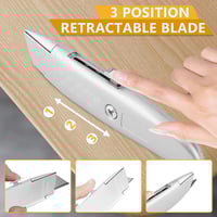 Image 6 of Aluminum Alloy Retractable Box Cutter