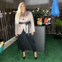 Image 4 of Tan Belted Blazer (NEW)