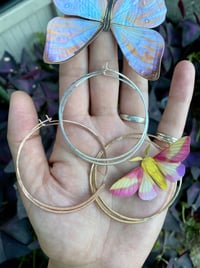 Image 5 of ✨WHOLESALE✨ 14kt Gold Fill Weightless Wire Wrapped Hoops