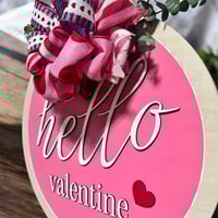 Image 3 of Valentine Round Door Hanger