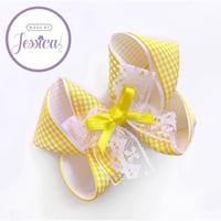 Image 4 of Pastel Gingham Lace Bows