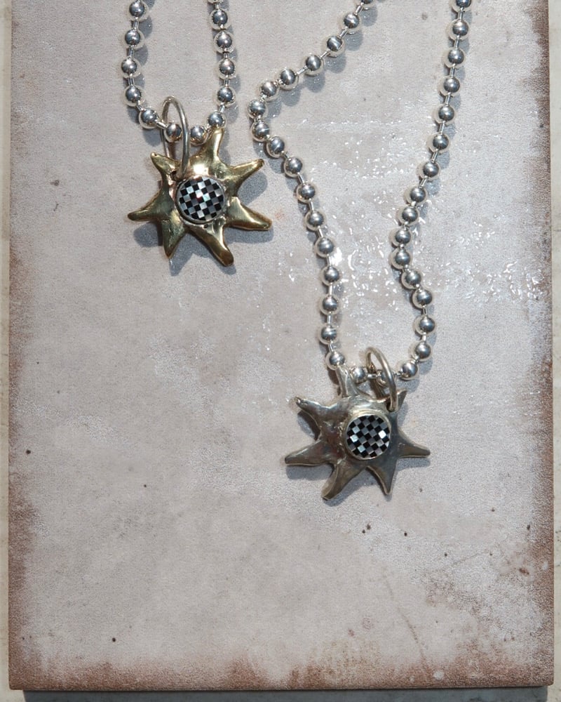 Image of Soleil Necklace +  MOP / Onyx 