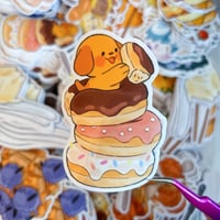 Image 4 of Sweet Breakfast Pup Stickers