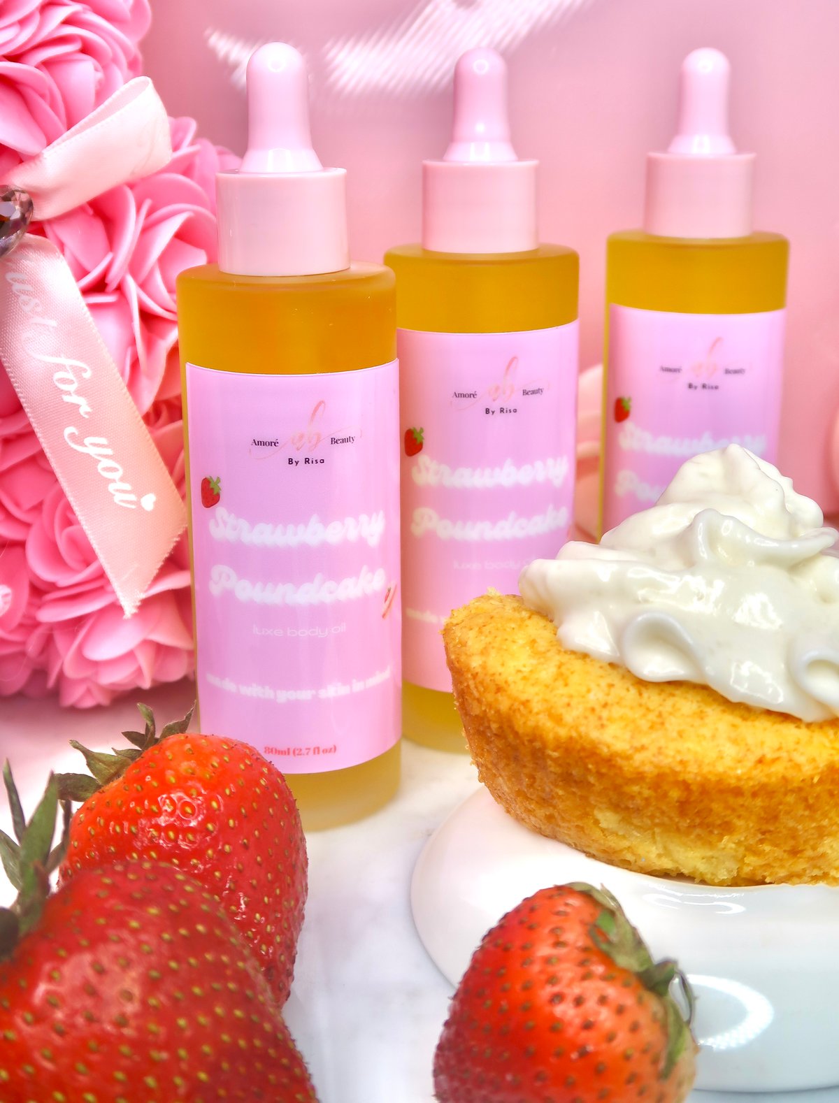 WILDPLUS BODY JUICE Oil Strawberry Shortcake,-Handcrafted Body Oil for  Women $9.99 - PicClick