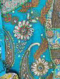 Image 4 of Mykonos Jewelled Waistcoat -  Green 6-8 UK  
