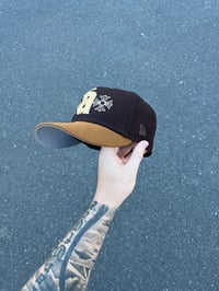 Image 4 of MULTI TONE ANAHEIM ANGELS CUSTOM FITTED CAP