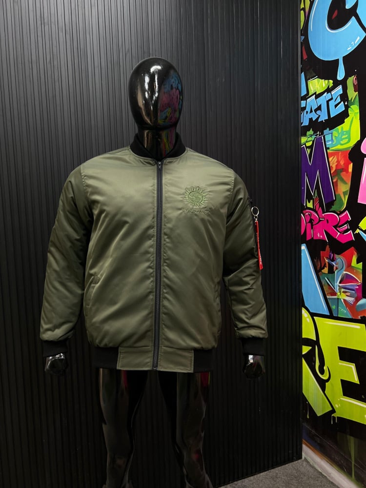 Image of THE ONE BOMBER JACKET - OLIVE