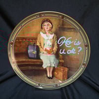 Image 1 of Ho Is U OK Plate Blue