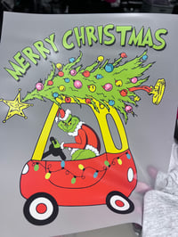 Image 1 of Dtf heat transfer Christmas theme for matching t shirts