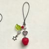 strawberry phone/bag charm