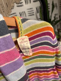 Image 2 of NWT Lord a& Taylor sweater with scarf silk and cotton blend 
