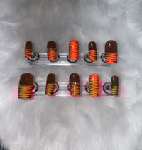 Image 2 of Tiger print nails 