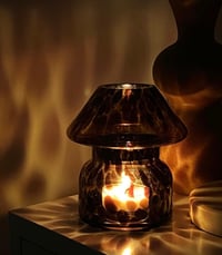 Image 5 of LEOPARD GLASS LAMP