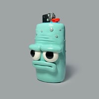 Image 4 of Spooky Squidward 1 Of 1 Clay Lighter Case