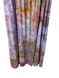 Image 4 of L Jersey Knit Long Sundress in Muted Warm Watercolor Ice Dye