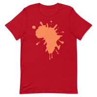 Image 4 of Africa Ink Splash Unisex Tee - Orange 