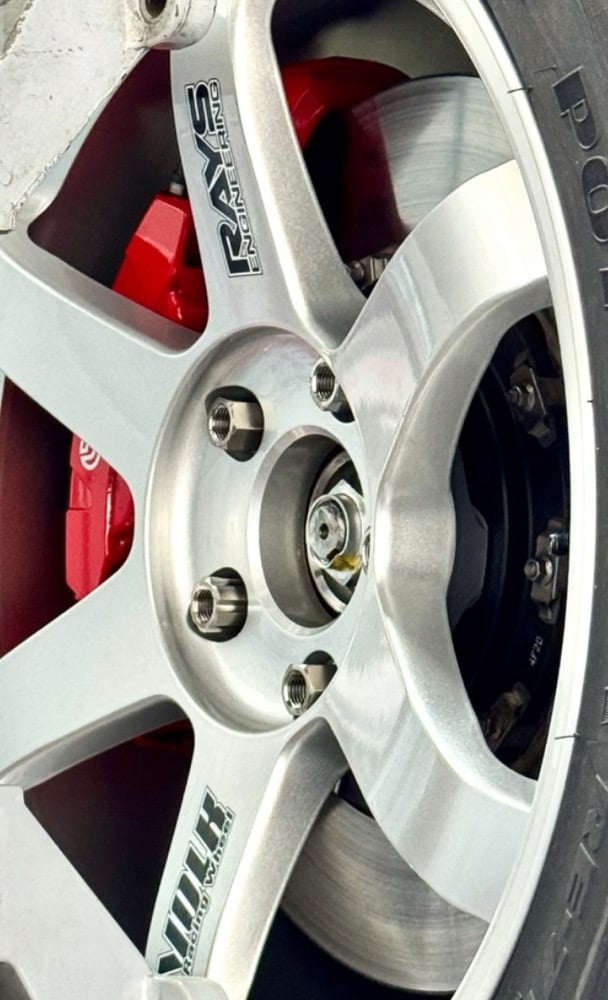 Chasing JS Titanium Open End Lug Nuts (short) 28mm | Chasing JS
