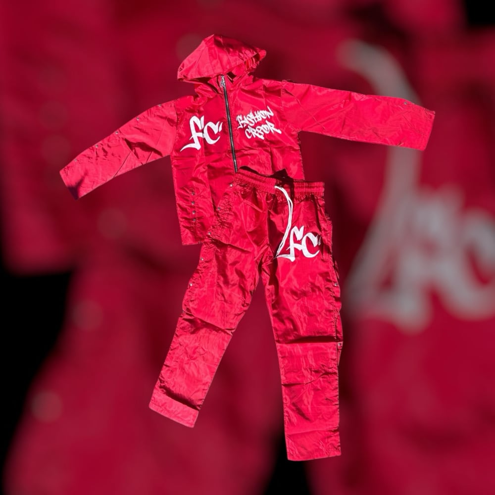 Image of FC Windbreaker Set (Red)