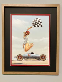 Image 2 of Belly Tank With Flag Girl
