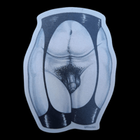 garter sticker or magnet 