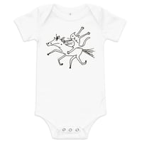 Image 1 of cat rider Baby short sleeve one piece