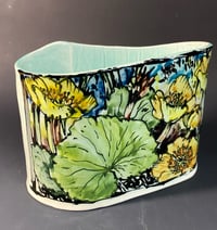 Image 3 of "Marsh marigold” vase