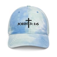 Image 1 of John 3:16 Tye Dye Hat