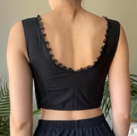 Image 3 of Black “Juliet” Top