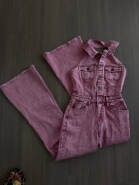 plum jean one piece (sz med)
