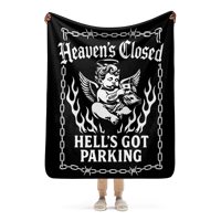 Image 1 of Heaven's Closed Sherpa blanket