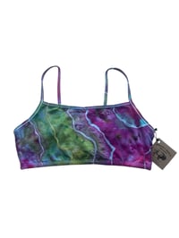 Image 3 of L/XL (40) Bralette in Tropical Geode Ice Dye