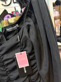 Image 2 of NWT Prettylittlething black dress