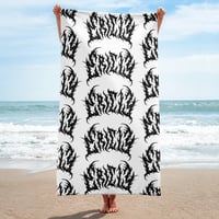 Image 1 of BLACK LIPSTICK LOGO Towel